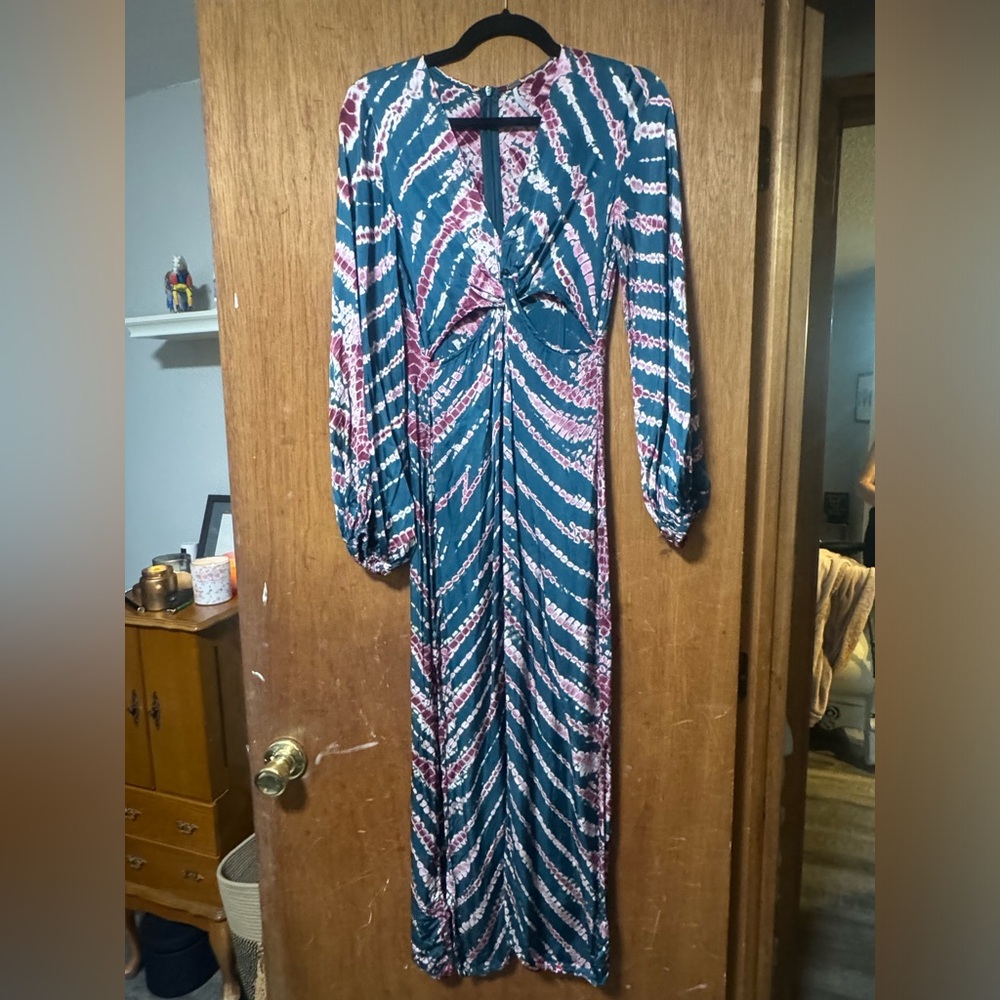 Dress with cutouts
